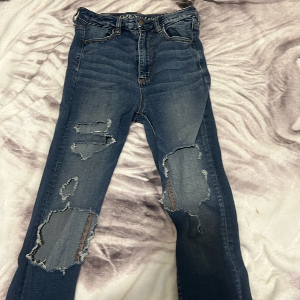 Ripped jeans,skinny size 6